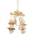 Jouet naturel en bambou pour oiseaux