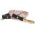 Collier original ! Motif fleuri rose Axelle pour chien