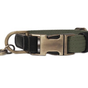Collier réglable DAWSON kaki pour chien