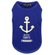 T-shirt Spécial bouledogue Ancre bleu NOAN