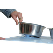 Tapis pour gamelle chien avec ventouse