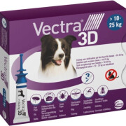 Pipettes anti puce vectra 3D chien de 10 à 25KG