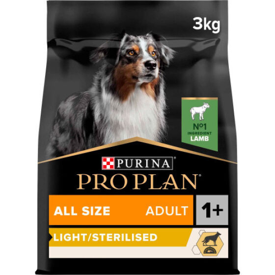 Purina Proplan Adult Sterilised ALL SIZE adult agneau