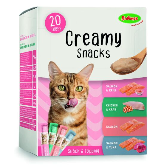 Friandise en pâte à lécher Creamy multipack pour chat