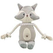 Doudou peluche pour chien raton laveur
