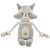 Doudou peluche pour chien raton laveur