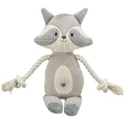 Doudou peluche pour chien raton laveur