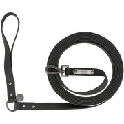 Longe pour chien en PVC noir