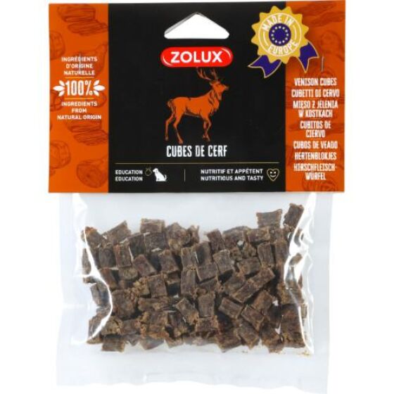Cubes de cerf naturels pour chien