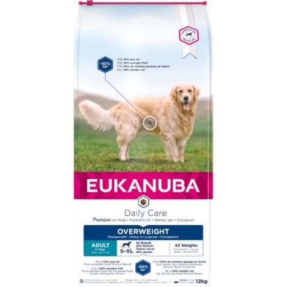 Croquettes chien en surpoids, stérilisé Eukanuba