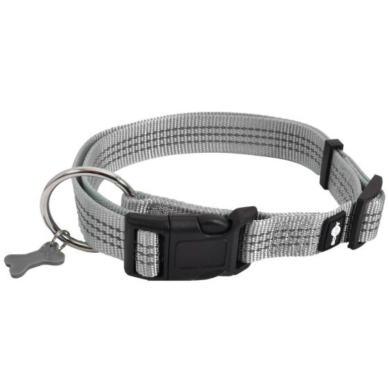 Collier chien Safe gris
