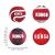 Lot de 4 Balles KONG signature Medium