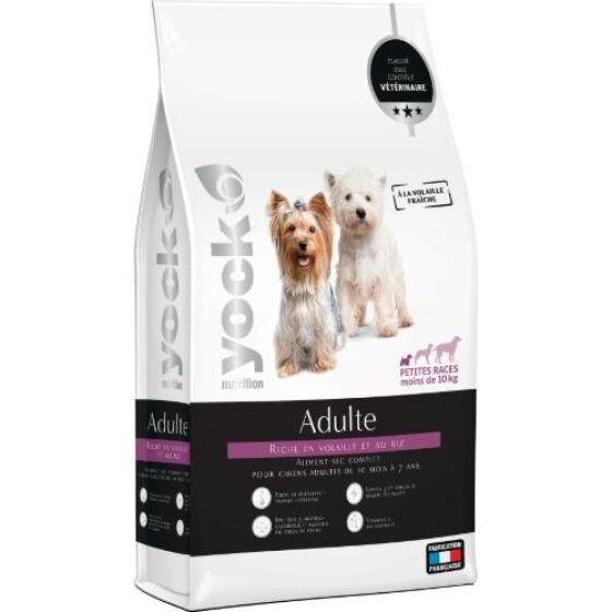 Croquettes pour chien de petites races adultes YOCK NUTRITION