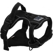 Harnais anti traction NOIR réfléchissant pour chien