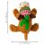 Peluche de Noël KONG Holiday Cozie Renne