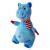 Peluche KONG Holiday Knots Belly Hippo