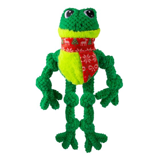 Peluche KONG Holiday Knots Grenouille