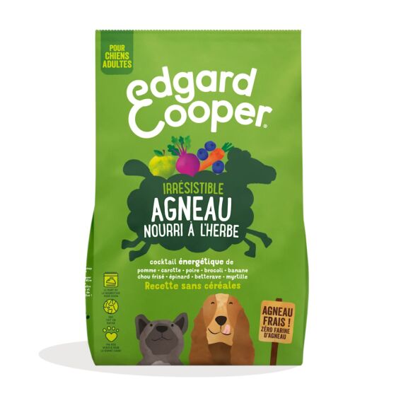 Croquettes sans céréales pour chien à l' Agneau frais nourri à l'herbe