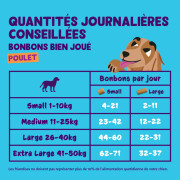 Friandises sans céréales au poulet frais