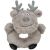 Peluche de Noël renne gris pour chien