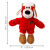 Peluche de Noël KONG Holiday Wild Knots ours