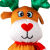 Peluche de Noël KONG Holiday Wubba