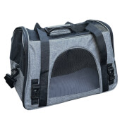 Sac de transport 600D gris pour chien & chat