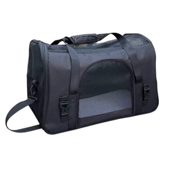 Sac de transport 600D noir pour chien & chat