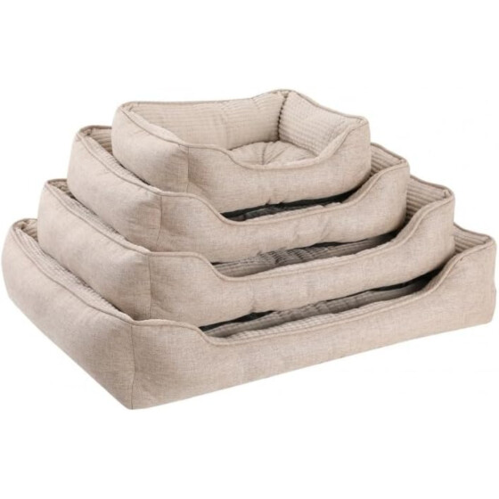 Panier rectangulaire soft antidérapant beige