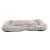 Matelas tout doux antidérapant gris pour chien