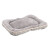 Matelas tout doux antidérapant gris pour chien