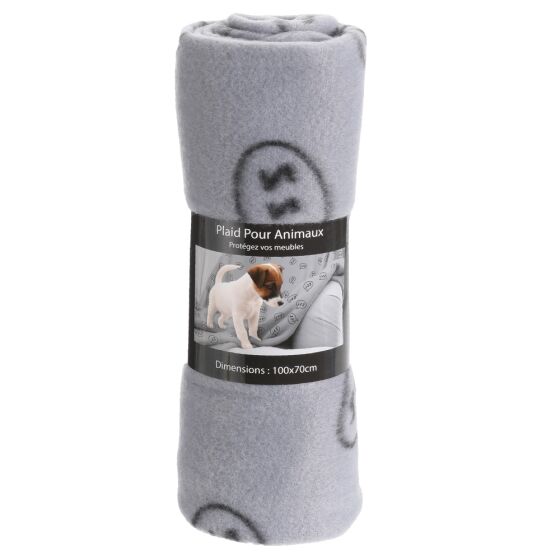 Plaid imprimé pour chien & chat 100×70 cm