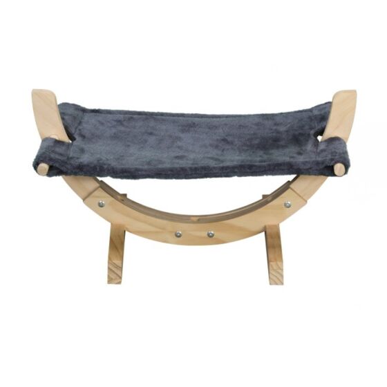 lit hamac bois & tissus – 29×57×31 cm