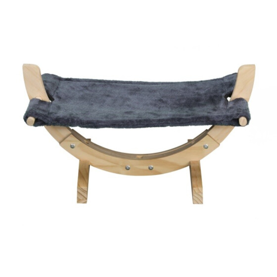 Lit hamac bois & tissus – 29×57×31 cm