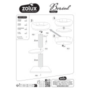 Arbre à chat griffoir Boréal en bois FSC 70 cm