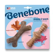 Jouet à mâcher pack puppy Maplestick-Zaggler bacon