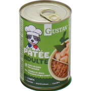 Gustav - Pâtée pour chien adulte lapin - sans céréales (70 % protéines)