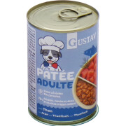 Gustav - Pâtée pour chien adulte thon - sans céréales (70 % protéines)