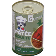 Gustav - Pâtée pour chien adulte cerf - sans céréales (70 % protéines)