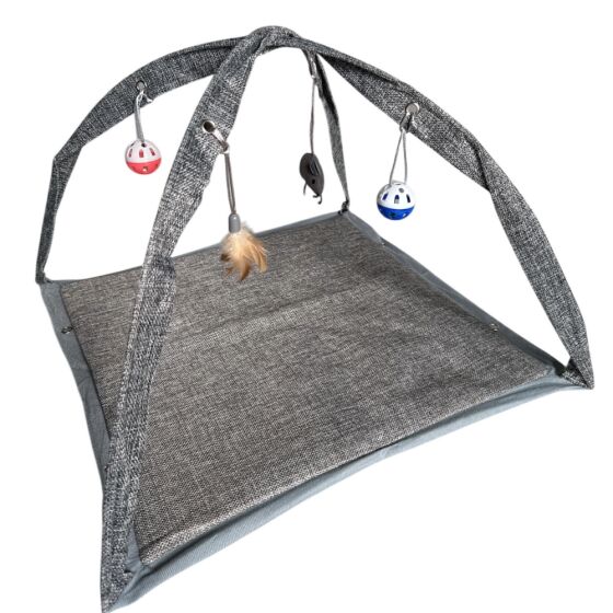 Parc d’activité pour chat avec 4 jeux