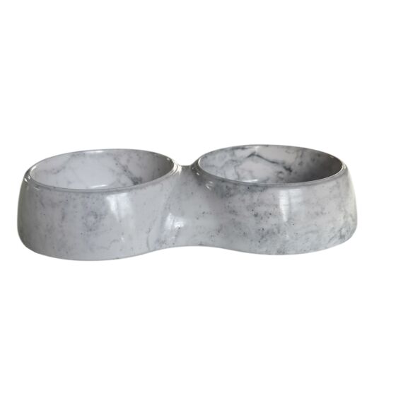 Double gamelle pour chien & chat mélaminé
