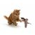 Jouet oiseau interactif pour chat rechargeable