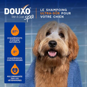Shampoing et soin démêlant 2-en-1 pour chien Douxo Spa pour chien 250 ml