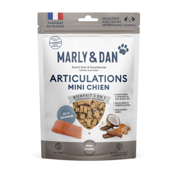 Friandises articulation mini chien Marly & Dan 50g