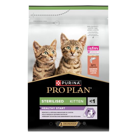PRO PLAN Sterilised Kitten Healthy Start Saumon - Croquettes chaton